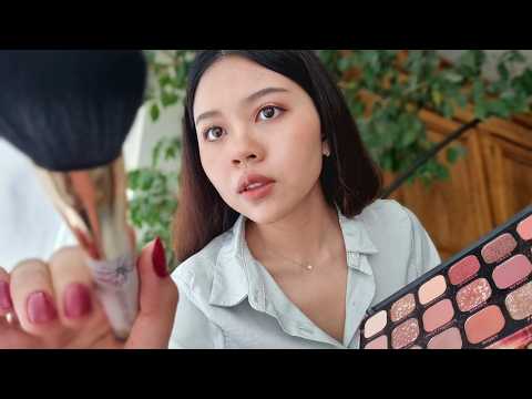 ASMR ช่างแต่งหน้ามืออาชีพให้คุณเจ้าสาว 👰💕