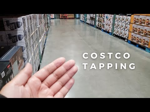 ASMR in Public - Fast Tapping in Costco 💥Fast but not Aggressive💥
