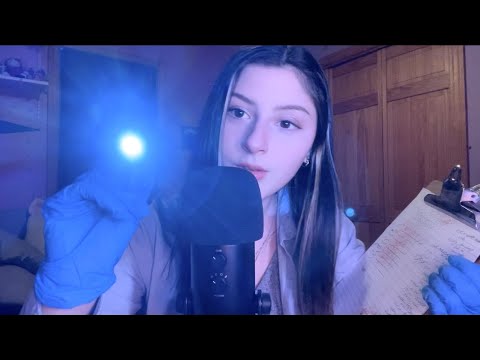 ASMR FAST DOCTOR CHECKUP :)