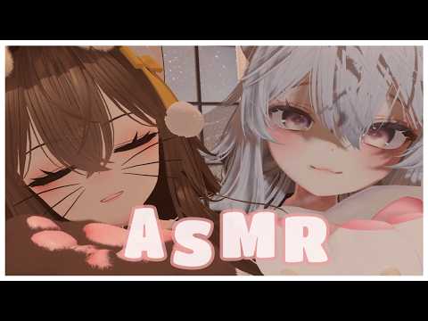 【ASMR Vrchat】Twin Catgirls Plays with Your Face! ♥ Personal Attention ♥ Purr! ♥ w/Steampunkie