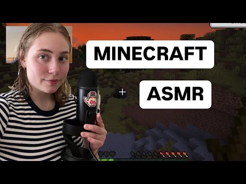 [asmr] Lets play Minecraft! (eating breakfast + rambling)