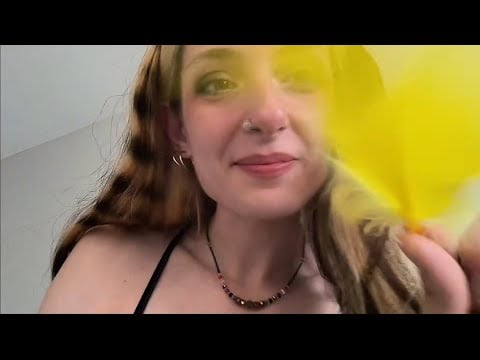 ASMR What color? 💖 Personal Attention - Closing your eyes, light, intuition test, scissors ✂️ Lofi