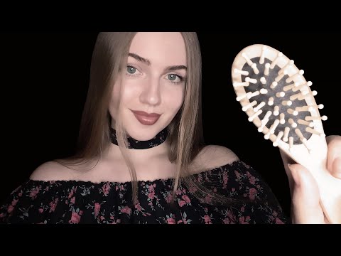 АСМР Расчесывание волос и массаж головы • ASMR Hair combing and head massage