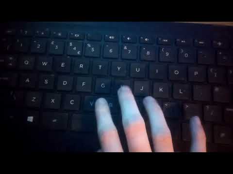 ASMR   Keyboard Tapping and Scratching