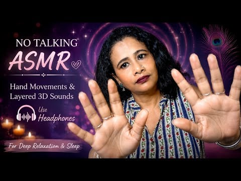 NO TALKING ASMR 🤍 Hand Movements & Layered 3D Sounds for Deep Relaxation & Sleep