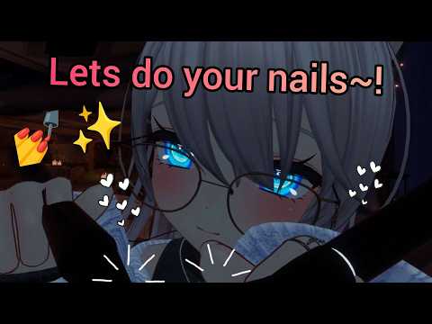 best friend does your nails! (and messes it up) ✨💅 | ASMR