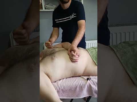 DEEP RELAXING TURKISH MASSAGE THERAPY FOR CHEST, ARM AND ABDOMEN #satisfying #relaxing #asmr #shorts