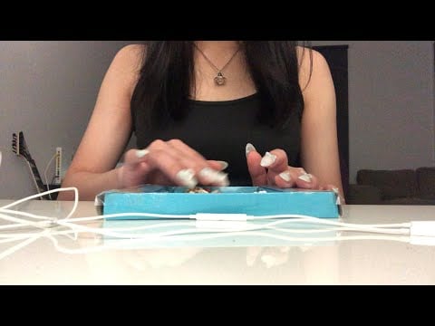 asmr | mouth sounds, playing with beads, tapping, etc