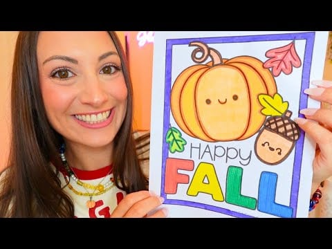 ASMR Crafty Fall Show & Tell (so cute)