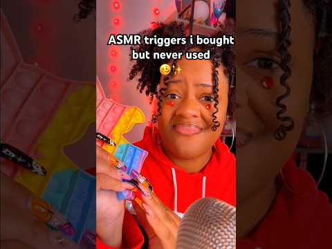 asmr triggers i bought but never used 🥴 #asmr #shorts