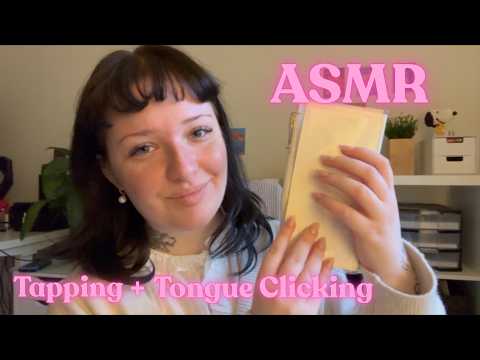 ASMR Tongue Clicking & Tapping with Long Nails