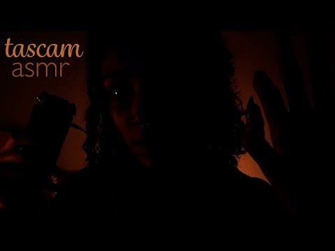 *GENTLE ASMR* Tascam in The Dark ✨ Slow, Gentle Whispers & Tapping