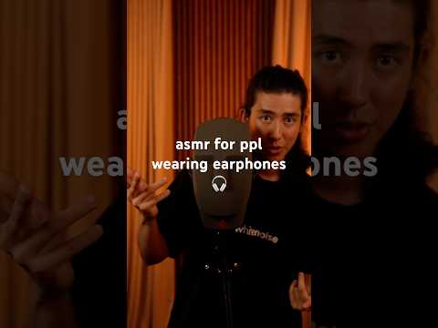 Wearing Earphones? 👀🎧 #asmr