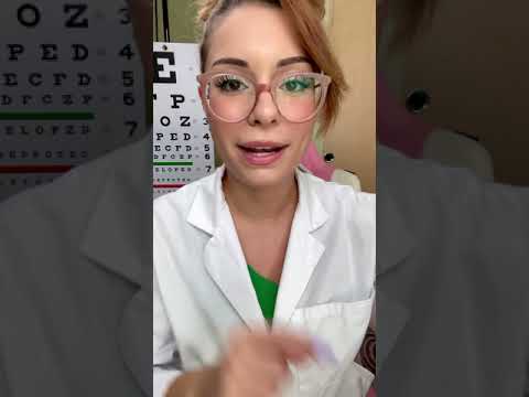 ASMR FASTEST Eye Exam of all time #shorts asmr medical eye examination, Lens 1 or 2, cranial nerve