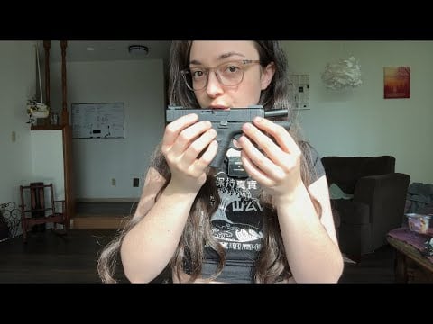 ASMR Cleaning My Glock 26 w/ q-tips and tooth picks 