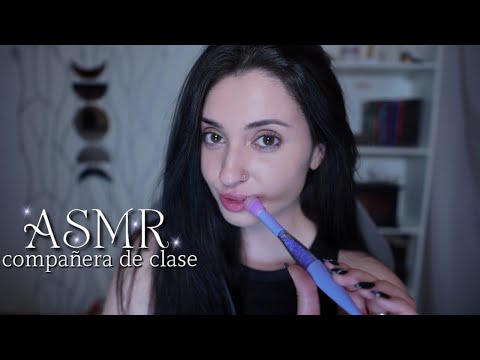 ASMR Compañera de clase (enamorada de ti) cuenta tus lunares✨