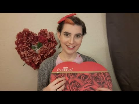 ASMR | Sharing some Valentine's Chocolates - Soft Spoken, tapping, tracing, mouth sounds