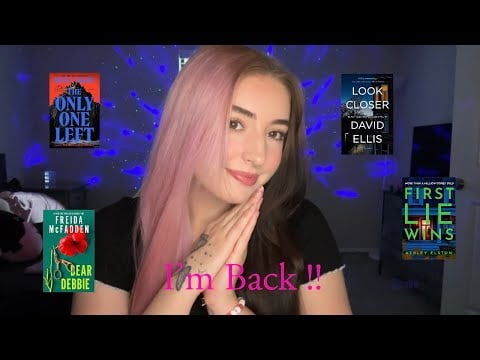 Not ASMR | First Video Back! | Mini Book Haul 📕 |