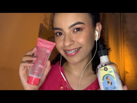 ASMR- SONS EM PRODUTOS ACABADOS/ VENCIDOS. Tapping em embalagens.