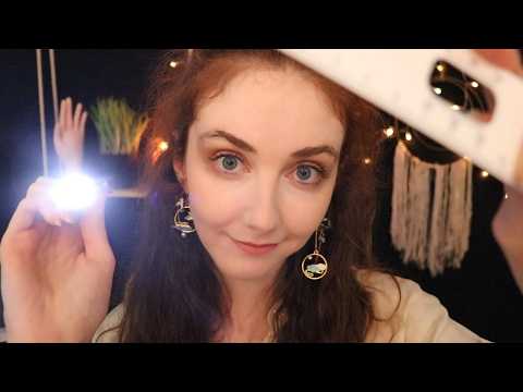 ASMR Complete Face Analysis | Measuring, Torch, Skin Analysis