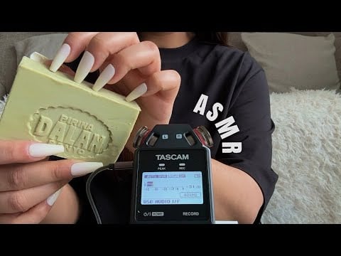 ASMR 🧼 Soap Scratching & Carving - No Talking 