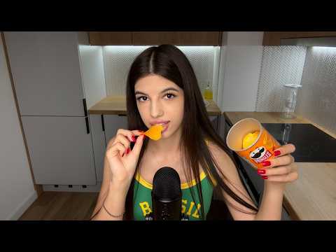 4K | Crunchy Chips ASMR | Satisfying Eating Sounds🥔