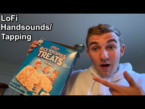 ASMR lofi hand sounds and box tapping