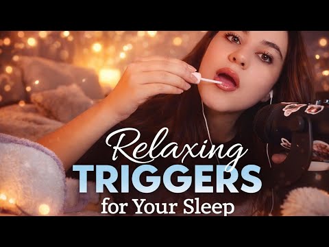 Asmr relaxing triggers for your sleep 😪