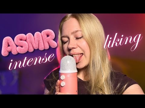 ASMR 🎧 intense liking 👅 | #asmrminuha #asmr 