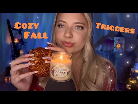 Asmr Cozy Fall Trigger Assortment to Help you Sleep 🍂🎃👻 No talking