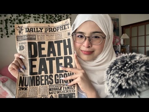 ASMR ★ Harry Potter Rambles + Fluffy Mic Scratching ☁️💤(NO MID-ROLL ADS)
