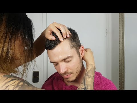 ASMR Deeply Relaxing Head & Scalp Oil Massage