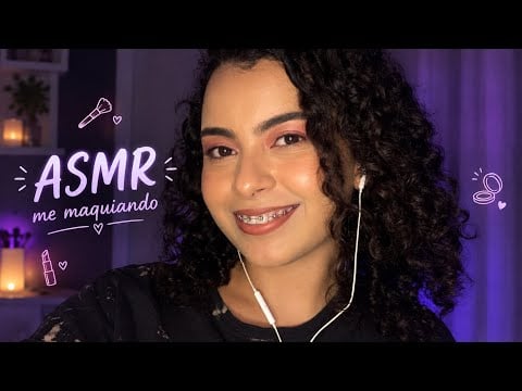 ASMR ME MAQUIANDO COM ALGUNS PRODUTOS QUE NÃO QUERO MAIS 🫣