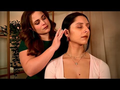 2 Hour ASMR 😴 Dreamy Real Person Back Scratching, Almost Touching, Face, Neck & Ear Attention