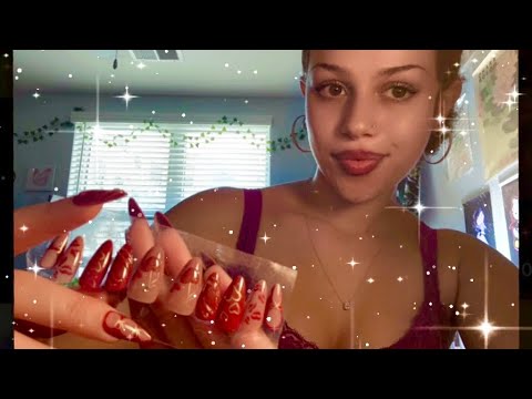 Roleplay ASMR | NY nail tech does your love nails! 💌💗