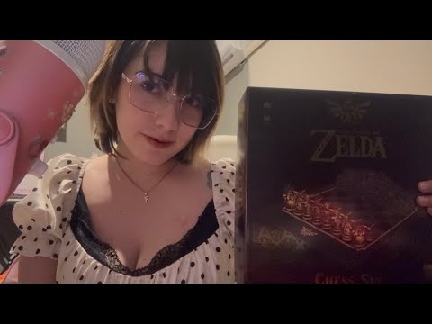 ASMR- Les muestro mi colección de Zelda🗡️
