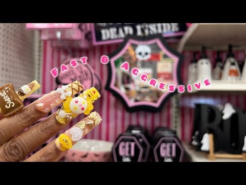 Actually Fast and Aggressive ASMR in Michaels (Try to Keep Up)