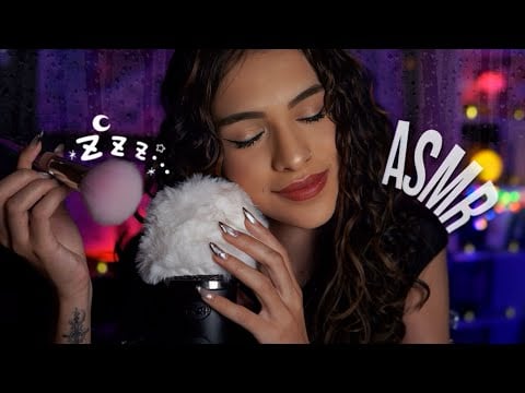 ASMR Som de Pincel e Cafuné para Você Relaxar 💤 Para Dormir Imediatamente 😴