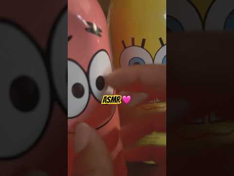 Fun Fact: I love SPONGEBOB!💛🩷 #asmr #asmrshorts #asmrtingles #visualtingle #relaxing