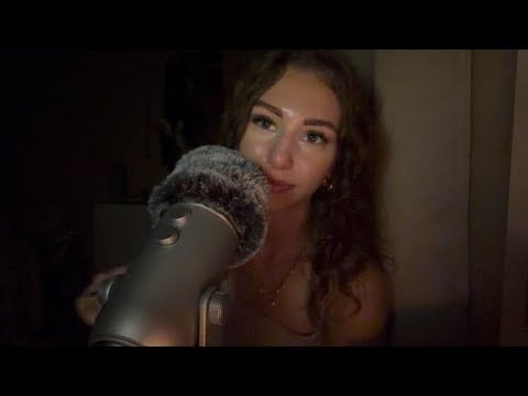fluffy mic cover +  soft whispers asmr 