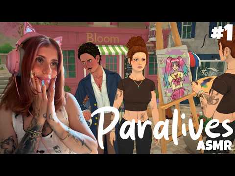 ASMR Playing Paralives for the FIRST time! part 1 (life simulation)