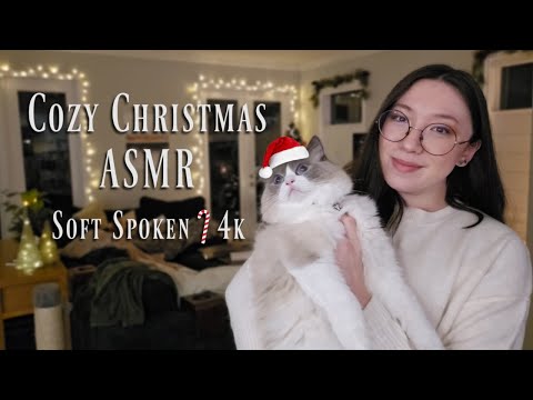 ASMR 🎄 Cozy Christmas Triggers 🎄 Wrapping Presents 🎁 Room Tour 🍫 Making Hot Chocolate