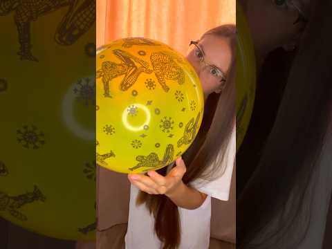 BLOWING Balloon #balloon #asmr #youtubepartnerprogram ASMR