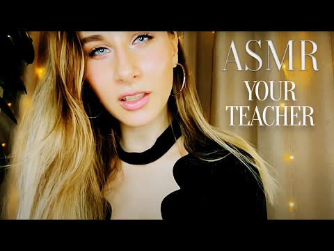 ASMR ТВОЙ МИЛЫЙ РЕПЕТИТОР  АНГЛИЙСКОГО😽 ЗВУКИ ГРИФЕЛЯ