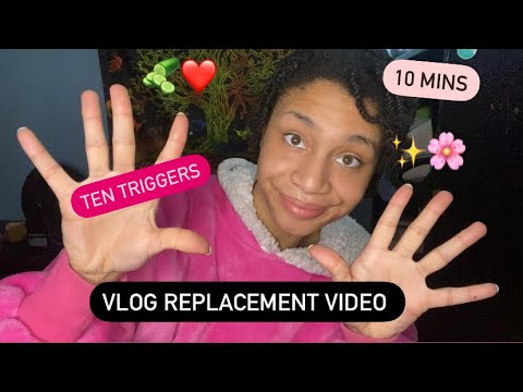 ASMR mini - 10 Minutes of Triggers + Vlog #22