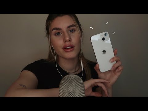 ASMR unboxing my new phone🤍