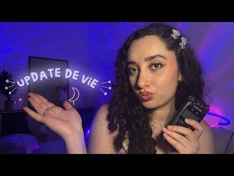 ASMR - 1H D'UPDATE DE VIE PROCHE DU TASCAM 💭 (mai 2026 - le permis, Paris, projets...)
