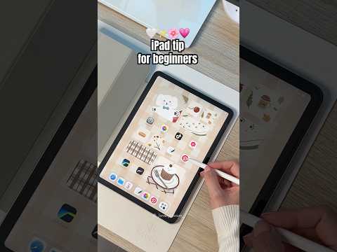 iPad tip for beginners🌸 #ipad #tips #apple #tutorial