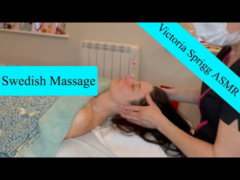 ASMR Swedish Neck, Shoulders, Face and Scalp Massage with Victoria and Katie | 4 of 5