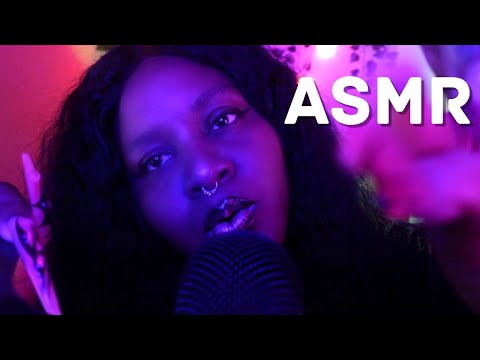ASMR| Eating Your Face With A Wooden Spoon😋 MOUTH SOUNDS🫦 negative energy plucking